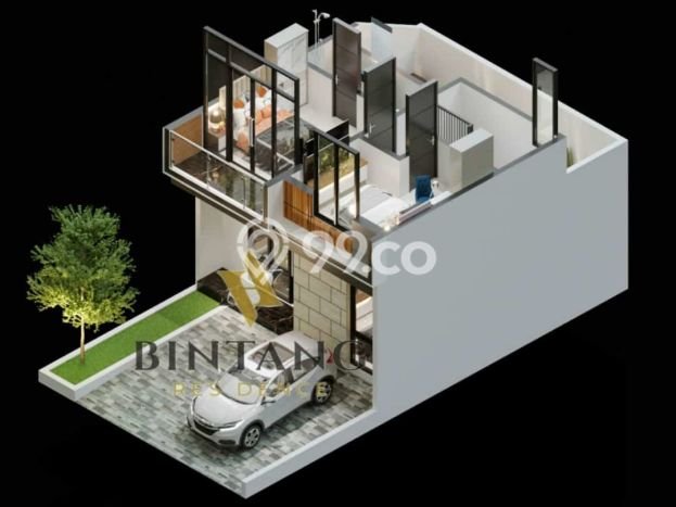 Rumah Minimalis 3 KT di Cibubur Depok Unfurnished Rumah Minimalis 3 KT di Cibubur Depok Unfurnished