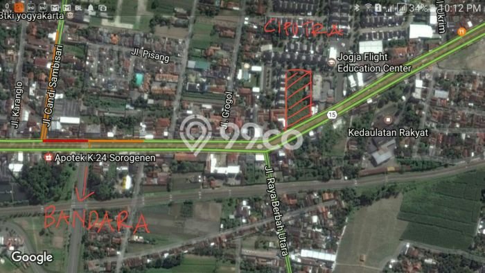 Lahan untuk Dijual di Sleman Sleman Luas 4104m2 Lahan untuk Dijual di Sleman Sleman Luas 4104m2