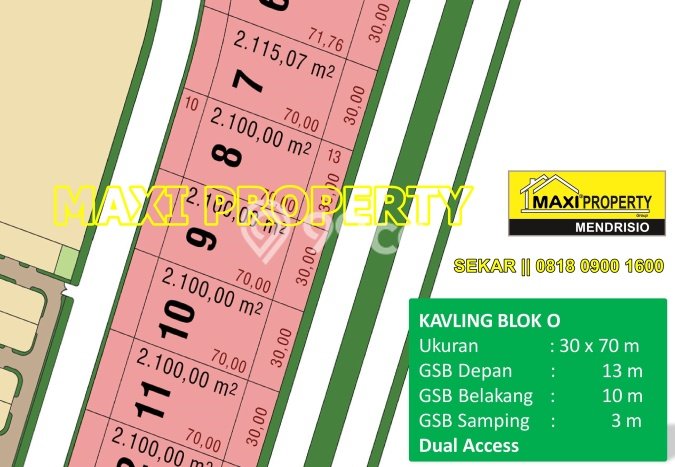 HARGA MENARIK! Tanah Kawasan Gading Serpong, Luas 2100m², Lokasi Potensial, Bebas Banjir HARGA MENARIK! Tanah Kawasan Gading Serpong, Luas 2100m², Lokasi Potensial, Bebas Banjir