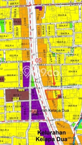 Tanah Hook Zona Komersial di Jl. Panjang Arteri Kelapa Dua, Jakarta Barat Tanah Hook Zona Komersial di Jl. Panjang Arteri Kelapa Dua, Jakarta Barat