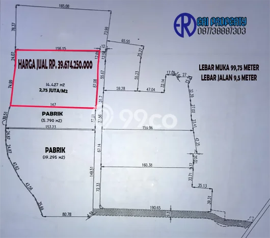Tanah Industri Gudang Pabrik Jatiuwung Kota Tangerang Tanah Industri Gudang Pabrik Jatiuwung Kota Tangerang