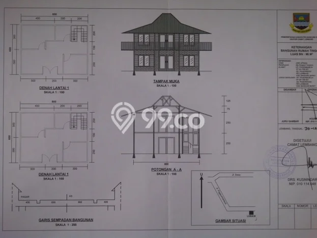 Untuk Dijual Tanah 577m2 di Ciumbuleuit, Bandung Untuk Dijual Tanah 577m2 di Ciumbuleuit, Bandung