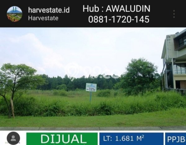 Dijual Tanah Lokasi Sentul City, Bogor Seluas 1681m2 Dijual Tanah Lokasi Sentul City, Bogor Seluas 1681m2