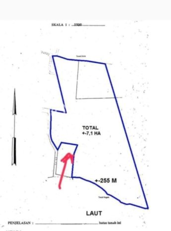Tanah Kawasan Pecatu, Luas 71000m², Lokasi Premium Tanah Kawasan Pecatu, Luas 71000m², Lokasi Premium