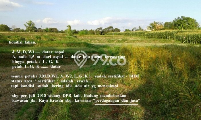 Lahan untuk Dijual di Abiansemal Badung Luas 18795m2 Lahan untuk Dijual di Abiansemal Badung Luas 18795m2