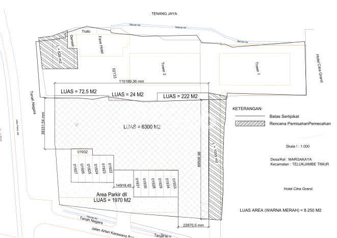 Dijual Tanah Lokasi Telukjambe, Karawang Seluas 6500m2 Dijual Tanah Lokasi Telukjambe, Karawang Seluas 6500m2