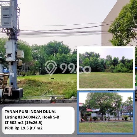 Tanah Dijual Lokasi Strategis di Jakarta Barat dengan Luas 502m2 Tanah Dijual Lokasi Strategis di Jakarta Barat dengan Luas 502m2