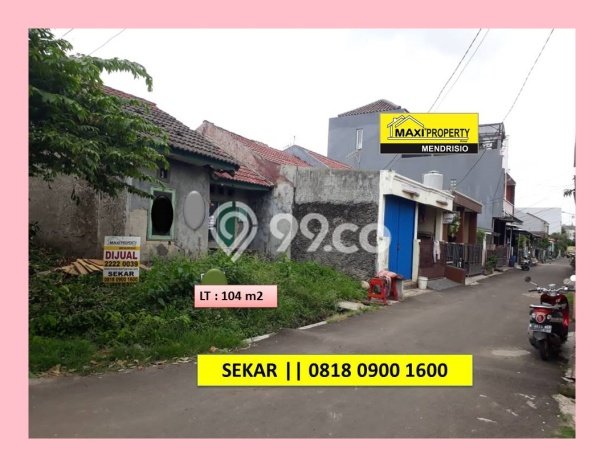 Tanah Dijual di Tangerang Seluas 104m2 Strategis Tanah Dijual di Tangerang Seluas 104m2 Strategis