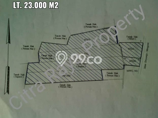 Tanah untuk Dijual di Driyorejo Gresik Luas 23000m2 Tanah untuk Dijual di Driyorejo Gresik Luas 23000m2