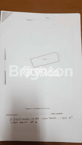 Dijual Tanah 1705m2 di Simpang Lima, Semarang Dijual Tanah 1705m2 di Simpang Lima, Semarang