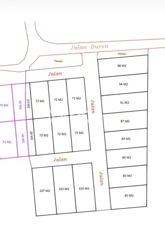 Tanah Strategis Dijual di Pancoran Mas Depok 83m2 Tanah Strategis Dijual di Pancoran Mas Depok 83m2