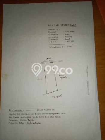 Tanah Kavling untuk Dijual di Kemang Bogor 1497m2 Tanah Kavling untuk Dijual di Kemang Bogor 1497m2