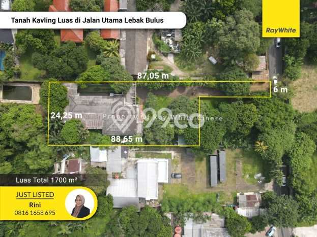 Lahan Dijual Lokasi Strategis di Jakarta Selatan dengan Luas 1700m2 Lahan Dijual Lokasi Strategis di Jakarta Selatan dengan Luas 1700m2