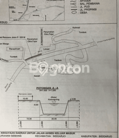 Tanah di Sidoarjo, Sidoarjo Luas 37000m2 Dijual Segera Tanah di Sidoarjo, Sidoarjo Luas 37000m2 Dijual Segera