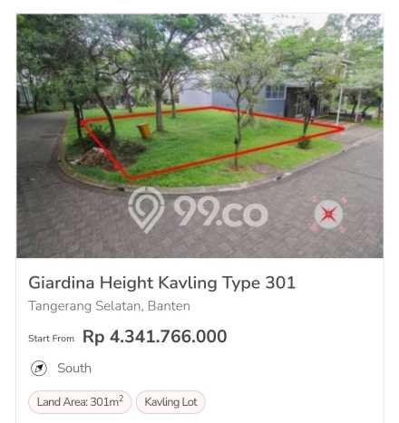 Tanah Area Berkembang di Cisauk, Luas 301m², Lingkungan Asri, Akses Cisauk, Tangerang, Tangerang Tanah Area Berkembang di Cisauk, Luas 301m², Lingkungan Asri, Akses Cisauk, Tangerang, Tangerang