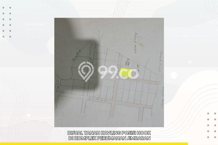 Kavling Tanah untuk Dijual di Jimbaran, Badung, Luas 280m2 Kavling Tanah untuk Dijual di Jimbaran, Badung, Luas 280m2