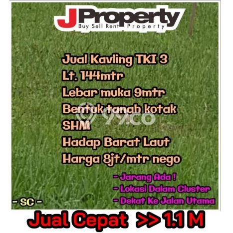 HARGA TERBAIK! Tanah Kawasan Taman Kopo Indah, Luas 144m², Jalur Mudah, Area Potensial HARGA TERBAIK! Tanah Kawasan Taman Kopo Indah, Luas 144m², Jalur Mudah, Area Potensial