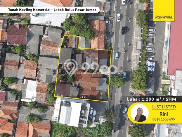 Tanah Siap Bangun Dijual di Jakarta Selatan Punya Luas 1200m2 Tanah Siap Bangun Dijual di Jakarta Selatan Punya Luas 1200m2