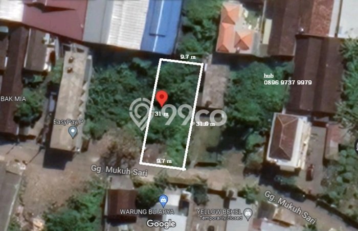 Lahan untuk Dijual di Denpasar Utara Denpasar Luas 300m2 Lahan untuk Dijual di Denpasar Utara Denpasar Luas 300m2