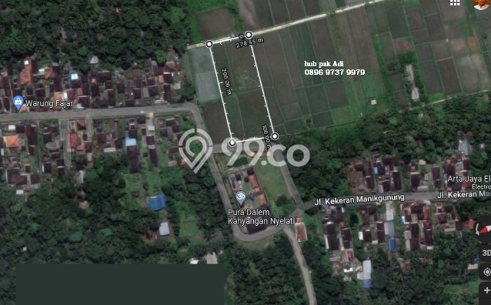 Tanah Dijual Lokasi Mengwi, Badung Luas 3925m2 Legalitas Aman Tanah Dijual Lokasi Mengwi, Badung Luas 3925m2 Legalitas Aman