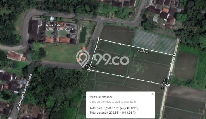 Tanah Dijual Lokasi Mengwi, Badung Luas 3925m2 Legalitas Aman Tanah Dijual Lokasi Mengwi, Badung Luas 3925m2 Legalitas Aman