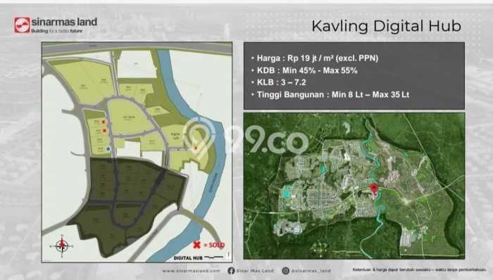 Tanah Lokasi Potensial Kawasan BSD City, Luas 985m², Akses ke Fasilitas Umum Tanah Lokasi Potensial Kawasan BSD City, Luas 985m², Akses ke Fasilitas Umum