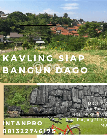 Tanah Dijual Lokasi Strategis di Bandung dengan Luas 331m2 Tanah Dijual Lokasi Strategis di Bandung dengan Luas 331m2