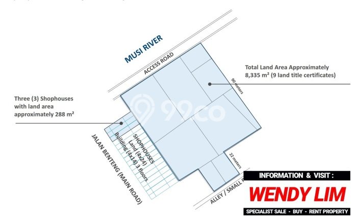 Tanah Kavling di Seberang Ulu I Dijual dengan Luas 8335m2 Tanah Kavling di Seberang Ulu I Dijual dengan Luas 8335m2