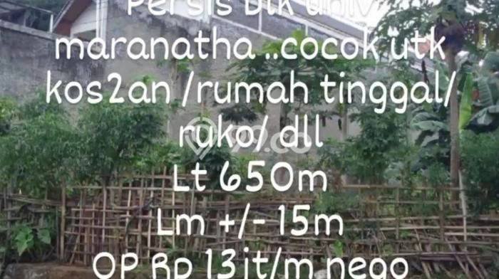 Dijual Tanah di Bandung, Luas 650m2 SHM Dijual Tanah di Bandung, Luas 650m2 SHM
