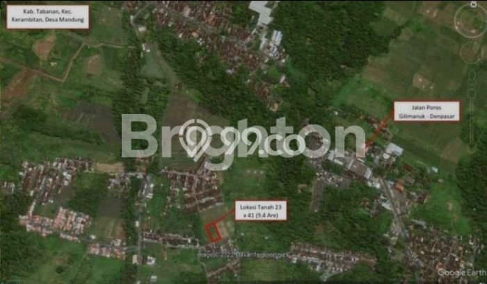 Tanah di Kerambitan, Tabanan Luas 940m2 Dijual Segera Tanah di Kerambitan, Tabanan Luas 940m2 Dijual Segera