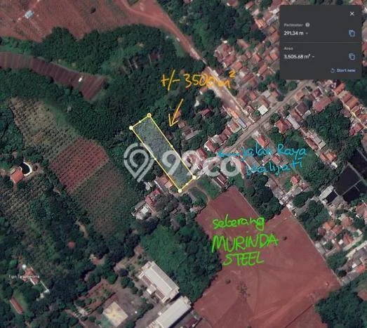 Tanah Strategis Dijual di Kalijati Subang 3500m2 Tanah Strategis Dijual di Kalijati Subang 3500m2