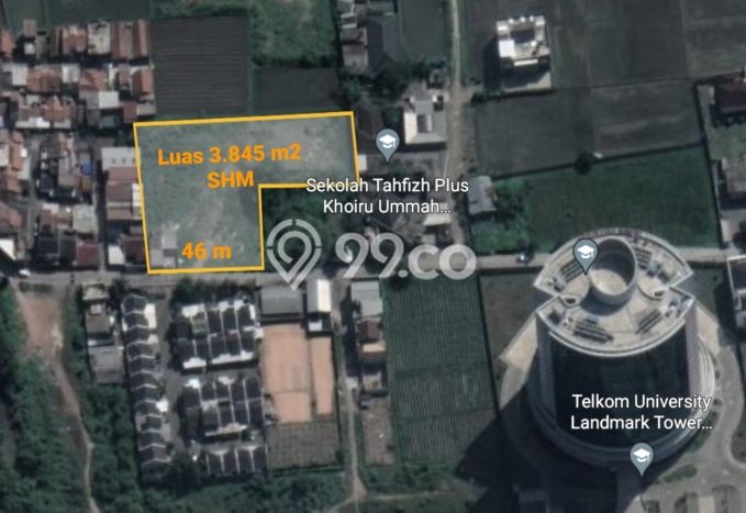 Tanah Strategis di Buah Batu, Luas 3845m², Dekat Buah Batu, Bandung, Bandung Tanah Strategis di Buah Batu, Luas 3845m², Dekat Buah Batu, Bandung, Bandung