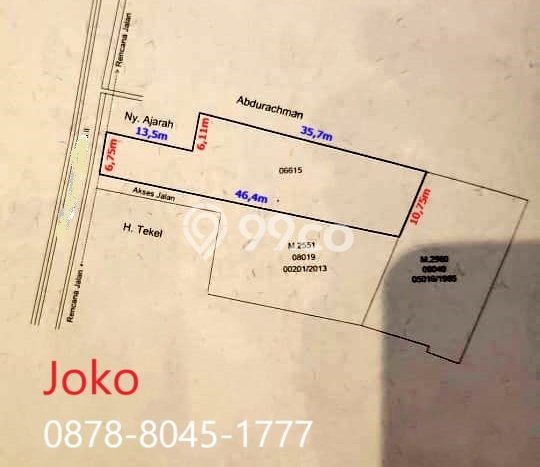 Dijual Tanah Lokasi Bintaro, Jakarta Selatan Seluas 1305m2 Dijual Tanah Lokasi Bintaro, Jakarta Selatan Seluas 1305m2