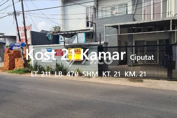 Dijual Kost di Ciputat, Tangerang Selatan, 21 KT, 21 KM, Luas 470m2 Dijual Kost di Ciputat, Tangerang Selatan, 21 KT, 21 KM, Luas 470m2