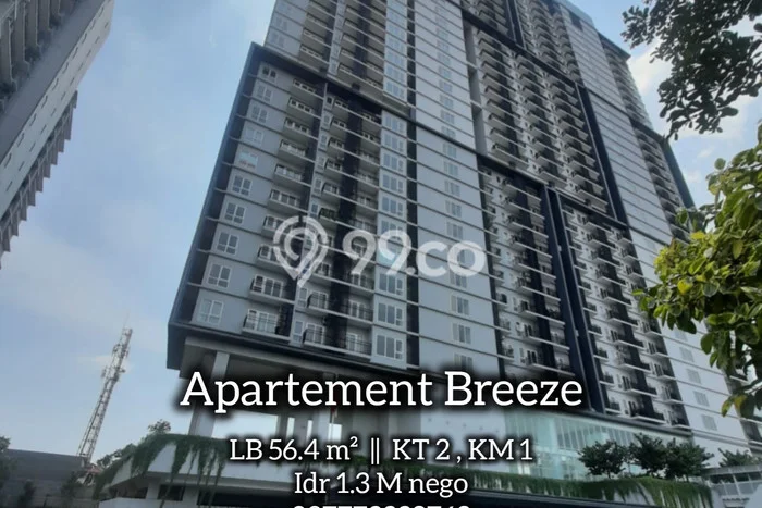 Untuk Dijual Apartemen 2 KT & 1 KM di Tangerang Selatan Lokasi Strategis Untuk Dijual Apartemen 2 KT & 1 KM di Tangerang Selatan Lokasi Strategis