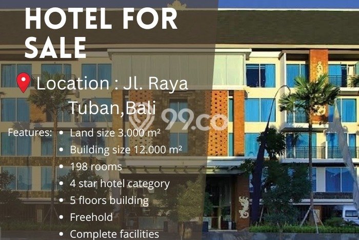 Dijual Hotel di , Luas 12000m2m², Lokasi Premium Dijual Hotel di , Luas 12000m2m², Lokasi Premium