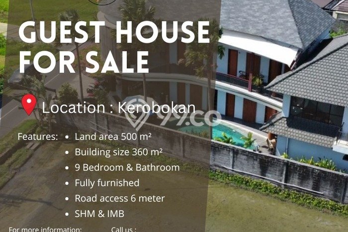 Jual Rumah Mewah Megah Dengan View Eksklusif di Kerobokan, Badung Jual Rumah Mewah Megah Dengan View Eksklusif di Kerobokan, Badung