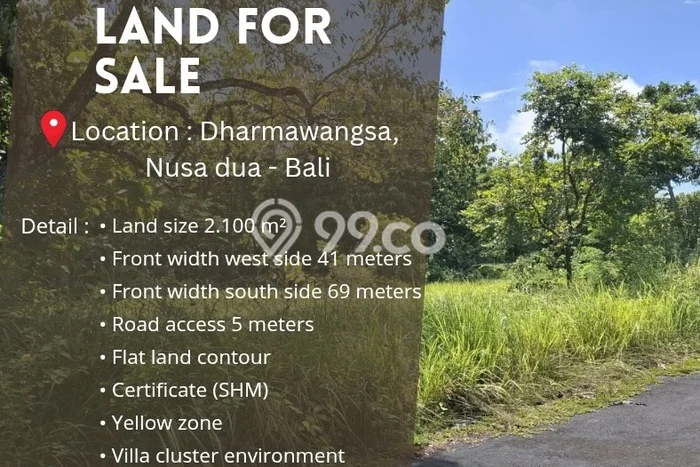 Dijual Tanah 2100m2 di Nusa Dua, Badung Dijual Tanah 2100m2 di Nusa Dua, Badung