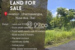 Dijual Tanah 2100m2 di Nusa Dua, Badung Dijual Tanah 2100m2 di Nusa Dua, Badung