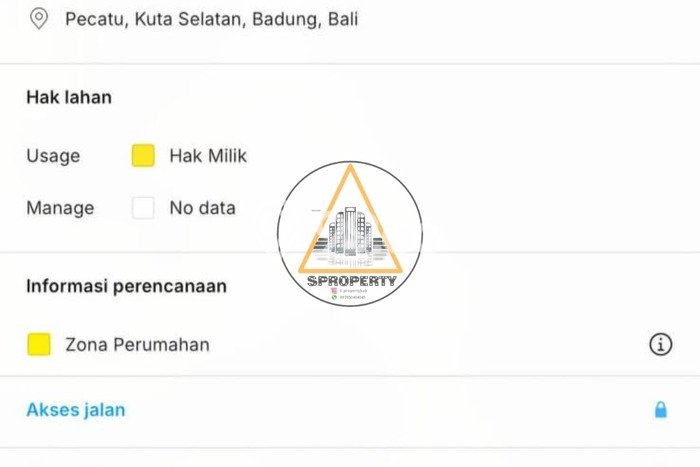 Dijual Tanah 2200m2 di Pecatu, Badung Dijual Tanah 2200m2 di Pecatu, Badung