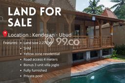 Vila di Ubud, Area 2270m2m², Akses Mudah Pusat Kota Vila di Ubud, Area 2270m2m², Akses Mudah Pusat Kota