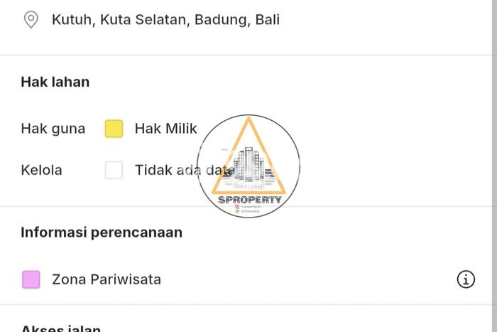 Kavling Tanah untuk Dijual di Kutuh, Badung, Luas 11750m2 Kavling Tanah untuk Dijual di Kutuh, Badung, Luas 11750m2
