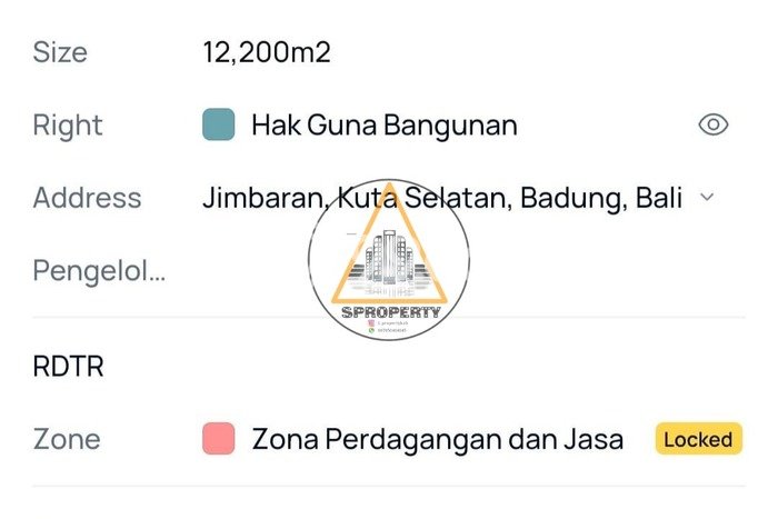 Tanah Investasi Dijual di Badung Punya Luas 12200m2 Tanah Investasi Dijual di Badung Punya Luas 12200m2