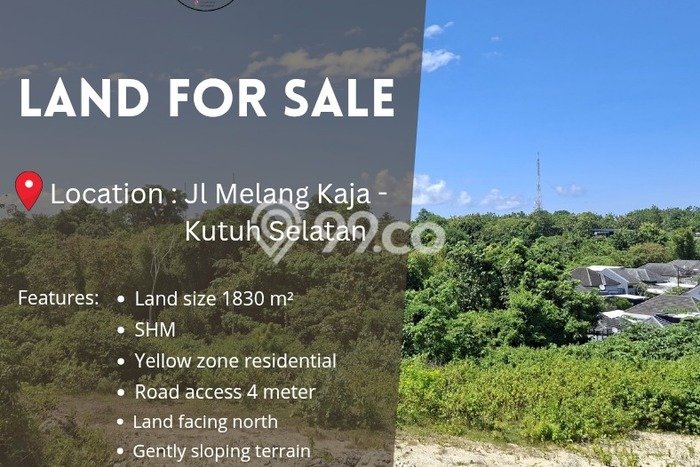 Kavling Tanah untuk Dijual di Kutuh, Badung, Luas 1830m2 Kavling Tanah untuk Dijual di Kutuh, Badung, Luas 1830m2