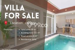 KESEMPATAN EMAS! Vila di , Luas 98m2m², Lingkungan Elite dengan privasi terjaga KESEMPATAN EMAS! Vila di , Luas 98m2m², Lingkungan Elite dengan privasi terjaga