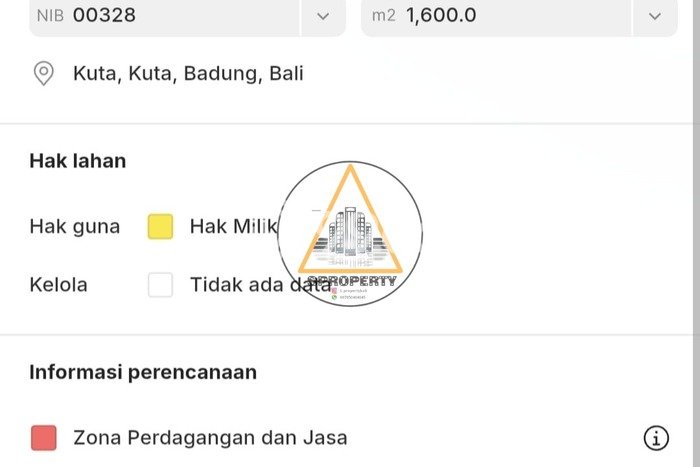 Tanah Disewakan Lokasi Badung Seluas 1600m2 Strategis dan Aman Tanah Disewakan Lokasi Badung Seluas 1600m2 Strategis dan Aman