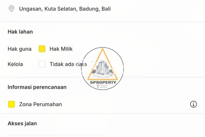 Untuk Dijual Tanah di Badung, Luas 1300m2 SHM Untuk Dijual Tanah di Badung, Luas 1300m2 SHM