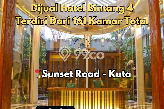 Dijual Hotel di Kuta, Luas 11000m2m², Area Komersial Dijual Hotel di Kuta, Luas 11000m2m², Area Komersial