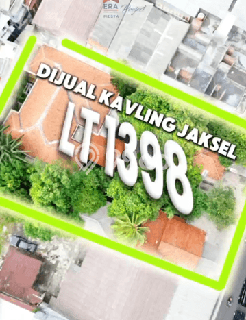 Dijual Tanah Lokasi Cipulir, Jakarta Selatan Seluas 1398m2 Dijual Tanah Lokasi Cipulir, Jakarta Selatan Seluas 1398m2