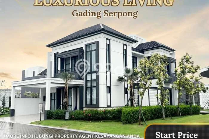 Rumah Mewah LB 237m2 Siap Pakai Desain Elegan di Gading Serpong, Tangerang Rumah Mewah LB 237m2 Siap Pakai Desain Elegan di Gading Serpong, Tangerang